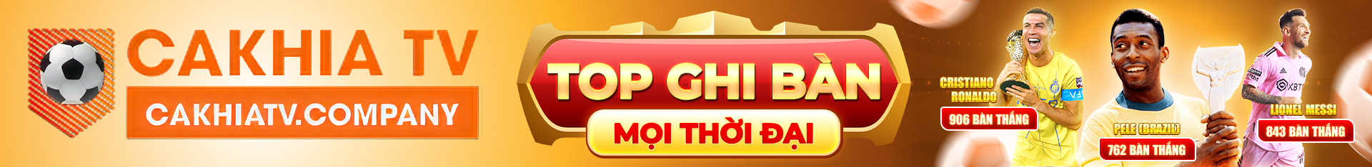 cakhia tv cập nhật top ghi bàn