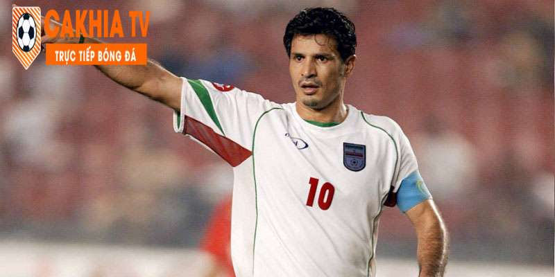 Ali Daei của đội tuyển Iran là cái tên thuộc top ghi bàn nhiều nhất lịch sử bóng đá