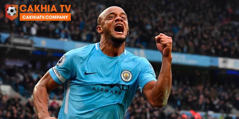 Kompany có sự nghiệp đỉnh cao ở Man City