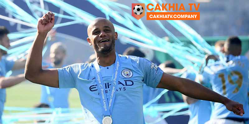 Kompany đã có 4 lần vô địch Premier League cùng Man City